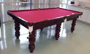 pool table removalists moving a 7 foot pool table